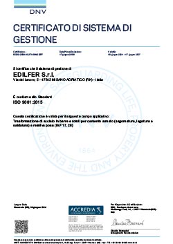 Certificazione iso 9001